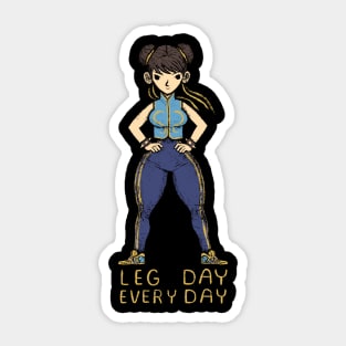 leg day every day Sticker